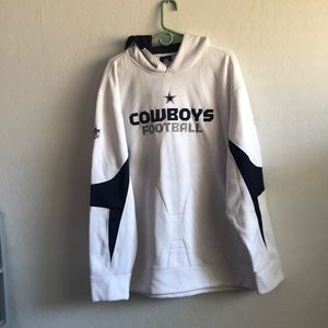 COWBOYS Men’s White Pullover Sweatshirt Size XL